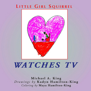 Little Girl Squirrel Watches TV Cover Thumbnail